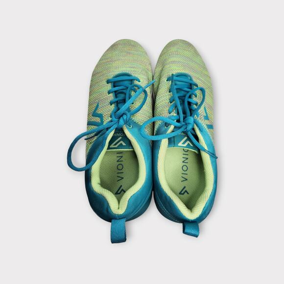 Vionic Adley Green Mesh Lace Up Orthotic Comfort Sneakers Women's Size 11 - Picture 3 of 7